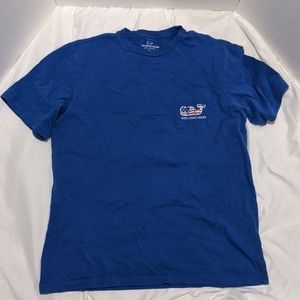 Vineyard Vines Men's American Flag Whale Tee